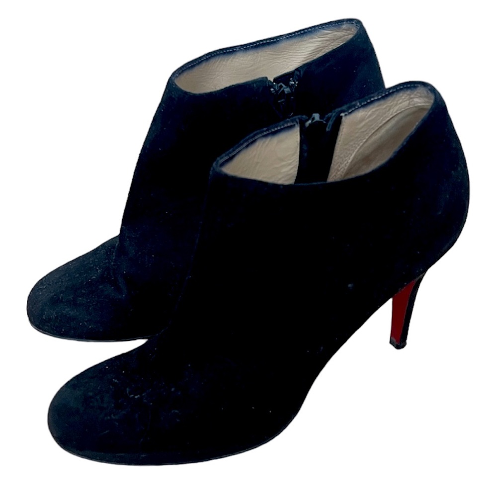 CHRISTIAN LOUBOUTIN Suede Ankle Boots